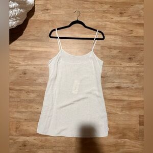 Rhythm Tan Linen Mini Dress